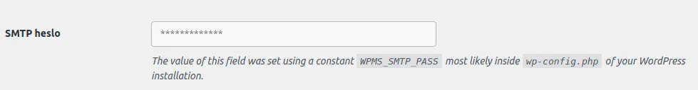"Vyšeděné" heslo po jeho uložení v wp-config