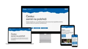 Zobrazen&iacute; webu Czechia2026, pro full HD, notebook, tablet a mobil